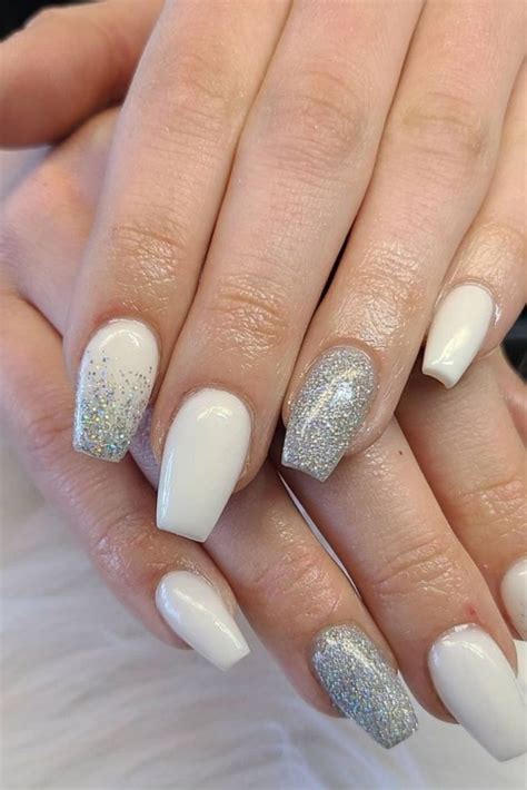 prom nail art|prom nails for silver dress.